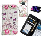 Nokia X10 5G Case Leather Wallet Case 3D Pattern Printed