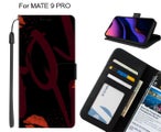 MATE 9 PRO case leather wallet case printed ID