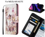 MEIZU M5 NOTE Case Leather Wallet Case 3D Pattern Printed