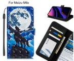 Meizu M6s Case Leather Wallet Case 3D Pattern Printed
