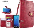 OnePlus 6 case executive multi card wallet leather case