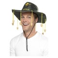 Australian Hat Adult Green with Corks Kangaroo Logo