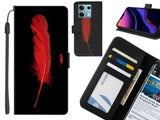 Xiaomi Redmi Note 13 case leather wallet case printed ID
