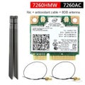 New For Intel 7260HMW AC 5G dual-band Gigabit Wireless Card 4.0 Bluetooth CHK29M