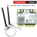 New For Intel 7260HMW AC 5G dual-band Gigabit Wireless Card 4.0 Bluetooth CHK29M