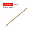 Brass Tubes DIY Pipe Round Diameter 2/3/4/5/6/7 /8/9/10/12mm Length 300mm Long 0