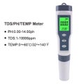 TDS PH Meter PH TDS EC Temperature Meter Digital Water Quality Monitor Te CHK29M