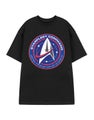 Star Trek Black Short Sleeved T-Shirt (Mens)
