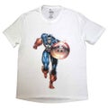 Captain America Running Logo T Shirt