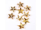 200pcs/lot 10mm Gold Metal Star Rivets For DIY Accessories