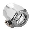 Proflow Aluminium Hex Hose Finisher Clamp 28.5mm ID, Silver - PFE150-14P