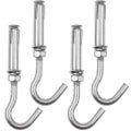 4-pack Expansion Bolts M8 Anchor Bolt Hooks 304 Stainless Steel Bolts Open Hook