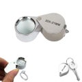 Pocket Glass Jeweler Loupe Magnifier Jewelry Magnifying Glass Loop
