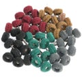 25/50pcs Mini Brush Scouring Pad Abrasive Wheel Nylon Fiber Grinding