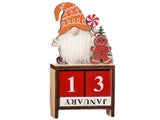 Christmas Calendar Ornament Decorative Santa Countdown Calendar Gingerbread Man