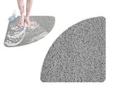 53x53cm PVC Loofah Shower Mat Non Slip Bathtub Mat Absorbent Quick Drying Mat