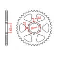 BRAND NEW MTX 845 (2) Steel Rear Sprocket #520