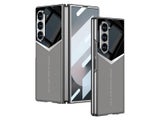 PU Leather Case for Samsung Galaxy Z Fold 6 with Tempered Glass Screen Protector