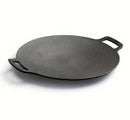 33cm Cast Iron Curved BBQ Grill Griddle Plate Gas/Induction/Fire