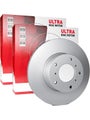 2 x Protex Ultra Disc Brake Rotor 258mm DR12398 Fits Toyota Corolla