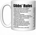 Ncis 2022 Gibbs' Rules Coffee Mug (farewell Edition)