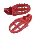 Zeta Aluminium Footpegs GasGas MC/EC - Red