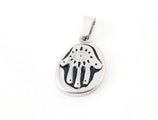 White Gold Pendant in Titanium