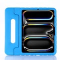 iPad Pro 13 inch 2024 M4 Kids EVA Handle Holder Shockproof Case Blue
