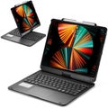 iPad Pro 12.9 inch 3rd/4th/5th/6th Gen Backlit Keyboard Case with Pencil Holder