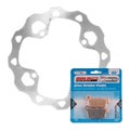 BRAND NEW Brake Disc &amp; Pad Rear Kit - Suzuki RMZ450 '05-'17 - Wave