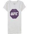 UFC Womens Distressed Logo Graphic T-Shirt