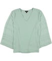 Alfani Womens Layered Sleeve Pullover Blouse
