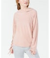 Material Girl Womens Velour Hoodie Sweatshirt