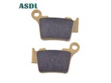Motorcycle Rear Brake Pads For HUSABERG TE 125 250 For HUSQVARNA CR 125 250 SM