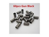 60Pcs/Lot Golden/Silver/ Gun Black Adjustable Hair Dread Dreadlock Beads Tube