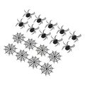 spider garland hanging spider banner black spider web decoration garland hanging