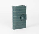 Avenue Ladies Leather Wallet Ridged Turquoise