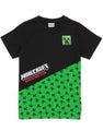 Minecraft Black Short Sleeved T-Shirt (Boys)