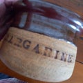 Retro Margarine Tub - Pottery