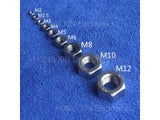M3 Hex Nuts 3mm 304 Stainless Steel A2-70 No Rust Durable 100pcs