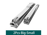 Splash Resistant Nail Clippers For Hard Nails With Wide Durable Knives