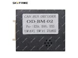 SKYFAME Car 16pin Wiring Harness Adapter Canbus Box Decoder Android Radio Power