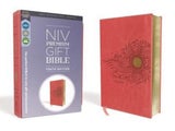 Niv, Premium Gift Bible, Youth Edition, Leathersoft, Coral, Red Letter Edition,
