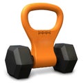 NNETM 1pc Fitness Adjustable Kettlebell Grip - Portable Weightlifting Handle(...