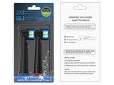20PCS Rotating Electric Toothbrush Black Brush Heads