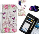 iPhone 16 Plus Case Leather Wallet Case 3D Pattern Printed
