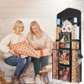 Christmas Gift Wrapping Paper Storage Organizer Holder Hanging Gift Bag