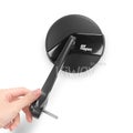 Missie Black Bar End Mirrors for Triumph Air-cooled Models M5/M6 Threaded Bar