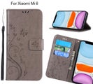 Xiaomi Mi 6 Case Embossed Butterfly Wallet Leather Cover