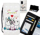 Samsung Galaxy A02S Case Leather Wallet Case 3D Pattern Printed